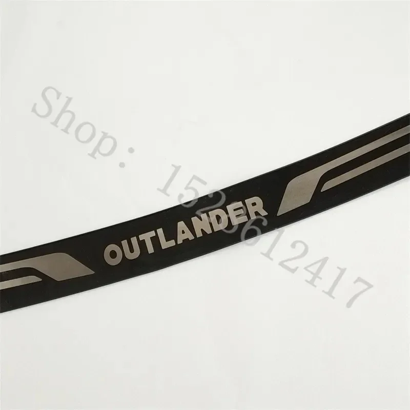 

Stickers stainless Rear Bumper Protector Sill Trunk Tread Plate Trim car accessories For Mitsubishi Outlander 2023 2024