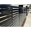 Aluminum Horizontal Slat Fence Panels Elegant Outdoor Fencing Trellis Gates 3