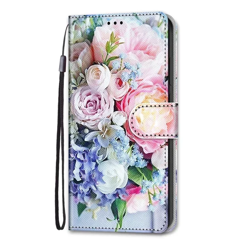Animal Painted Wallet Book Stand Phone Case
