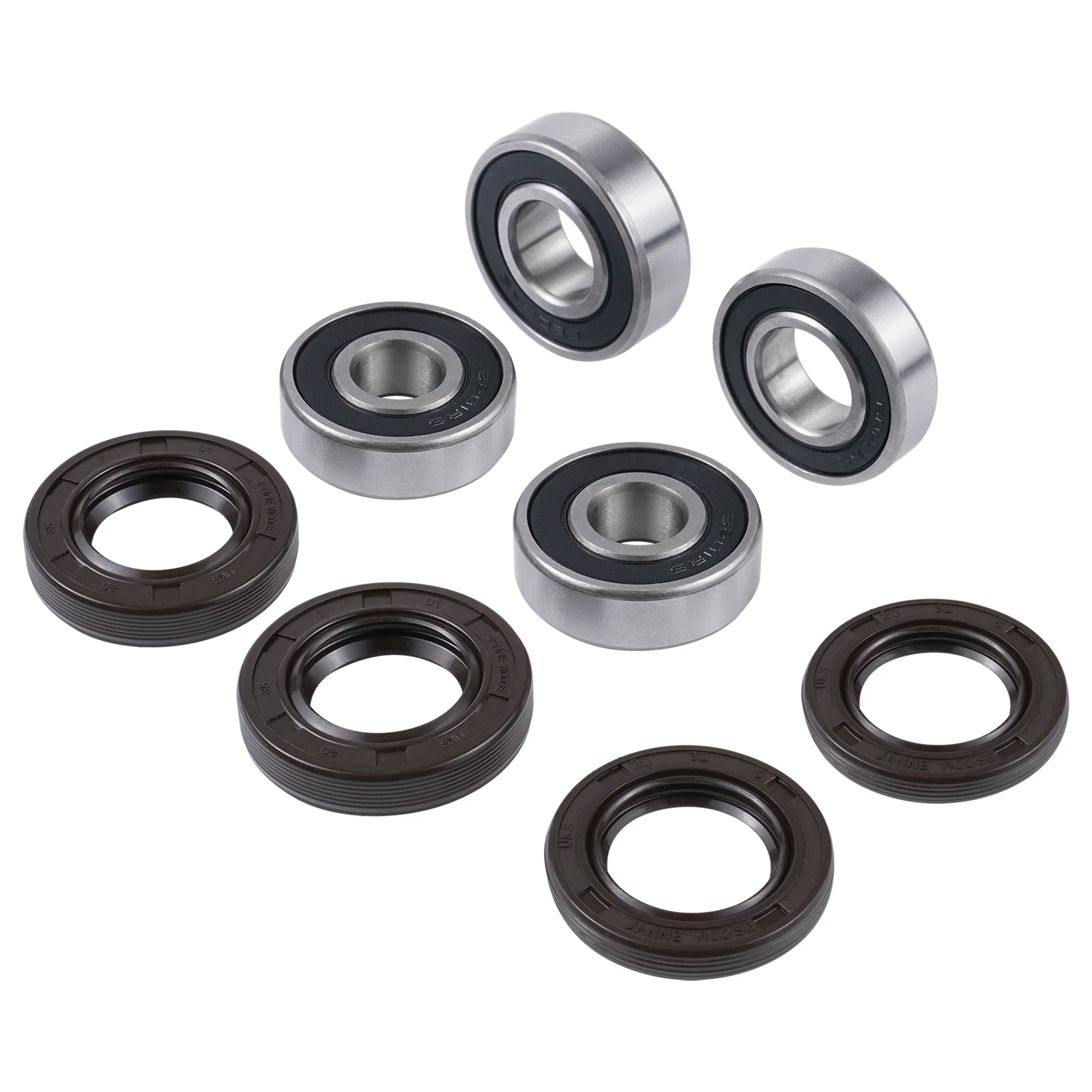 Motocross Front Rear Wheel Axle Bearings Hub Oil Seals Kit For Yamaha