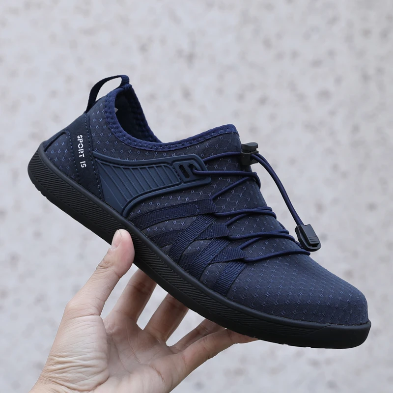 New Unisex Wider Shoes Breathable Mesh Men Barefoot Wide-toed Shoes New Flats Soft Zero Drop Sole Wider Toe Sneakes Large Size 5