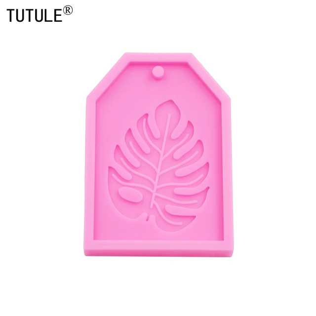 Levél Fényes Kulcstartó Szilikon Penész Diy Levelek Medál Agyag Epoxi Gyanta Tartozékok Formák Fondant Sütemény Csokoládé Étel Minőségű - Image 4