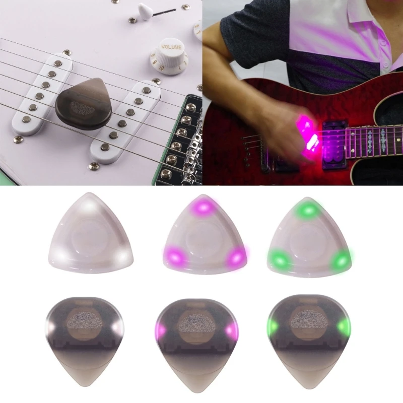 Ukulele Pick E-Gitarre Plektren Musik Geschenke Gitarre Bass Picks Led Gitarre Pick Daumen Picks E-Gitarre Drop Shipping