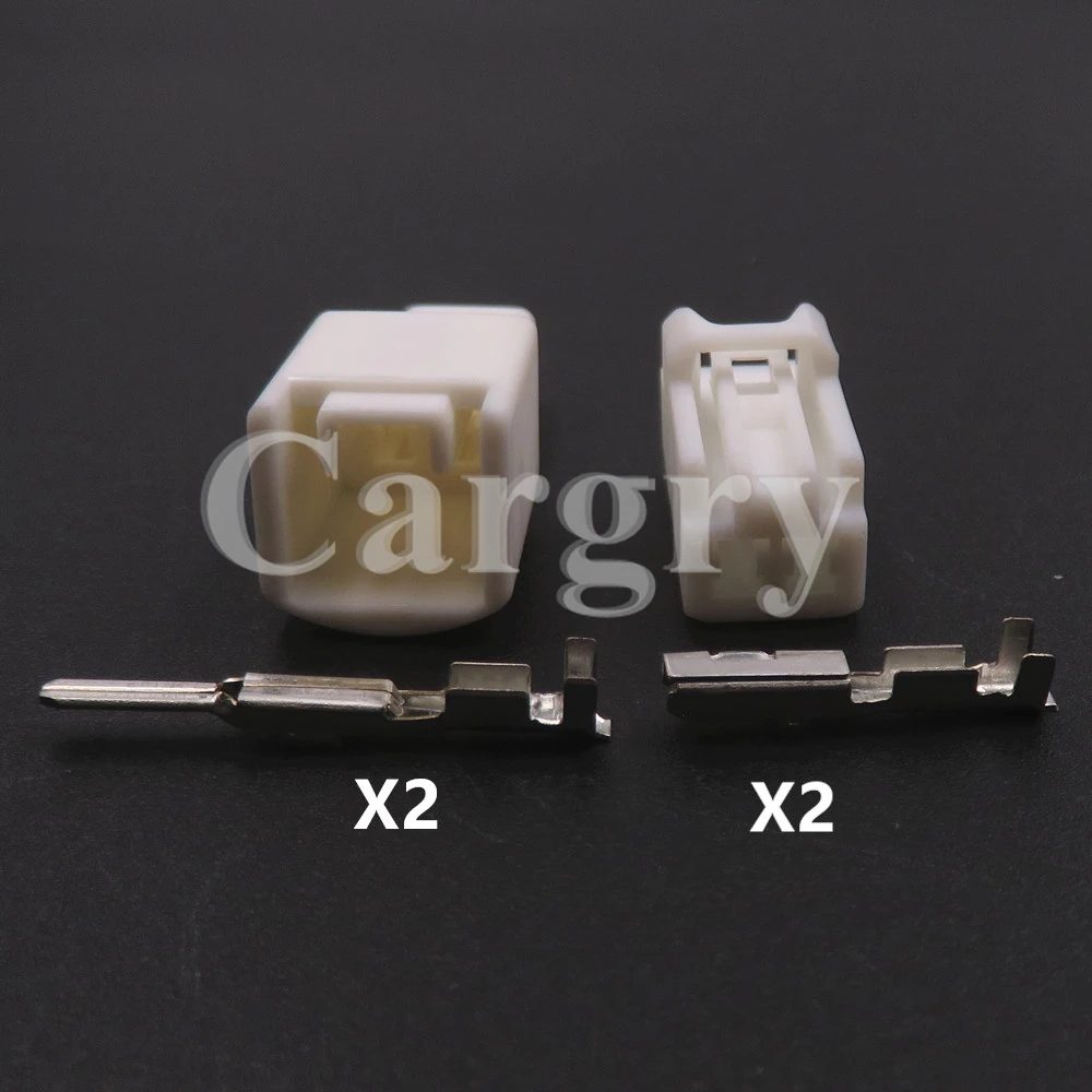 1 Set 2P Car Cigarette Lighter Cable Harness Socket 4A1240-0001 7283-2345 1300-9342 90980-12498 Auto Starter Accessories