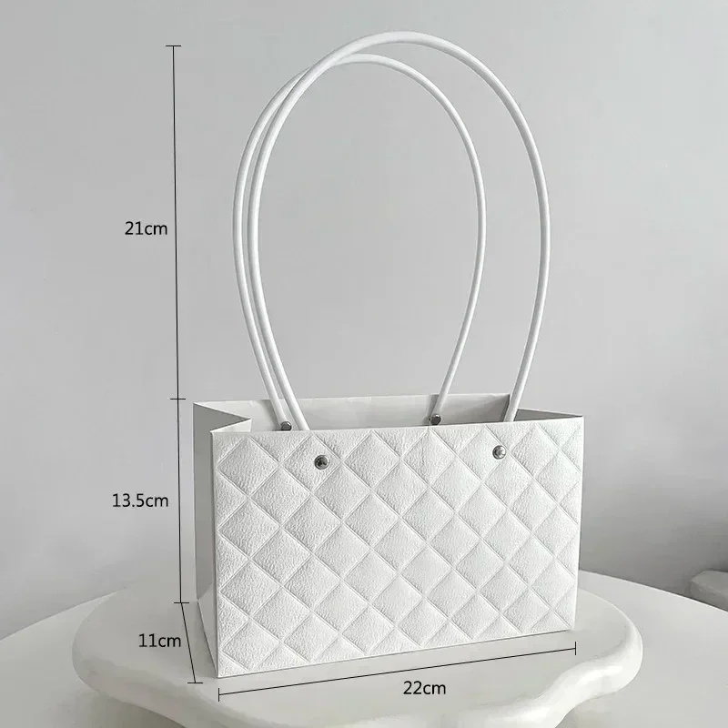 2025, neue wiederverwendbare, wasserdichte Blumen-Einkaufstasche, umweltfreundlich, für Hochzeit, Party, Gastgeschenke, Geschenkbox, tragbarer Blumenstrauß, Verpackung, Dekorationen – Detail 12