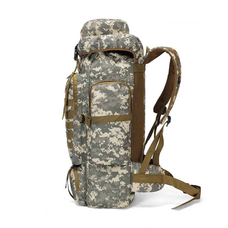 Tactical Backpack 80L Waterproof Camouflage Large Capacity Men's Army Backpacks Camping Backpack Outdoor Mountaineering Bag