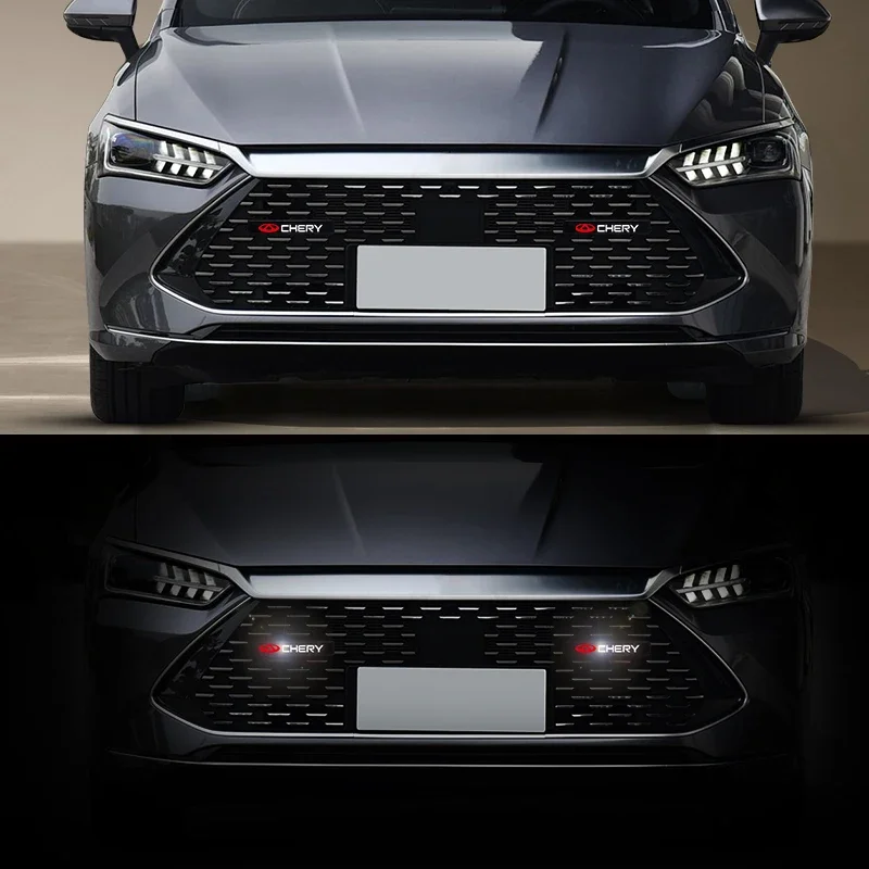 자동차 장식 LED 조명 전면 후드 그릴 장식 배지, 뷰익 엔클레이브 엔비전 GS GL6 GL8 Avenir Riviera Lesabre Velite