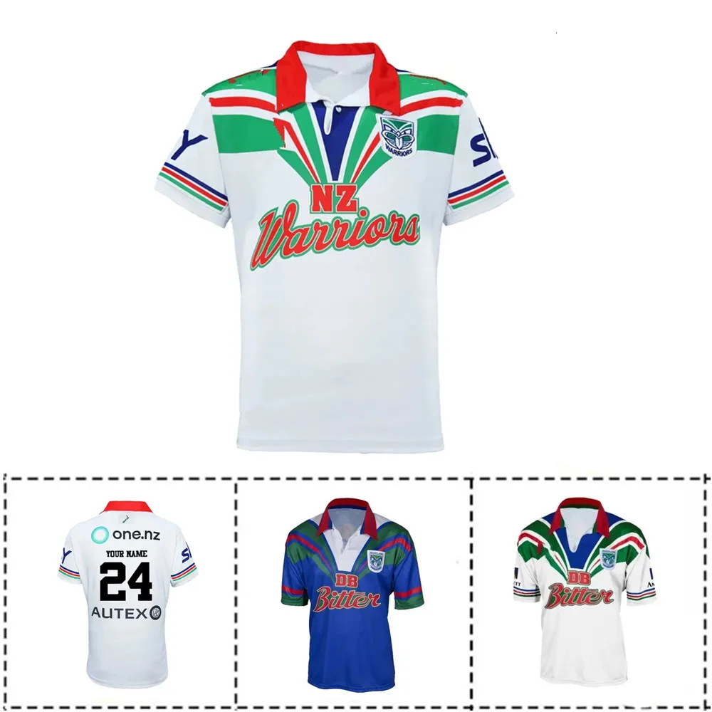 

2024 NEW ZEALAND WARRIORS MENS HERITAGE JERSEY 1995-2011 WARRIORS RETRO HOME RUGBY Heritage JERSEY size S-L-5XL