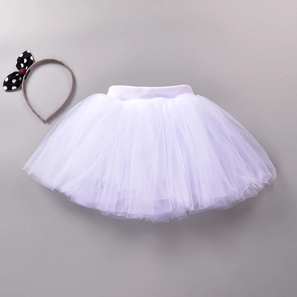 Baby Mädchen Tutu Flauschigen Rock Kleinkind Prinzessin Ballett Tanz Tüll Mesh Rock Kinder Kuchen Rock Nette Mädchen Kleidung Pettiskirt Rock – Detail 3