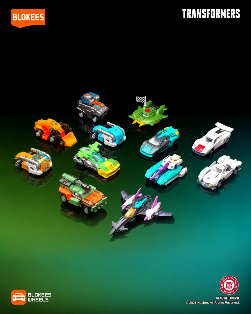 Blokees Wheels トランスフォーマー ビークル C02 12種セット Blokees Wheels | TRANSFORMERS C02 Wreck N' Rule Full Set Of 12 Box