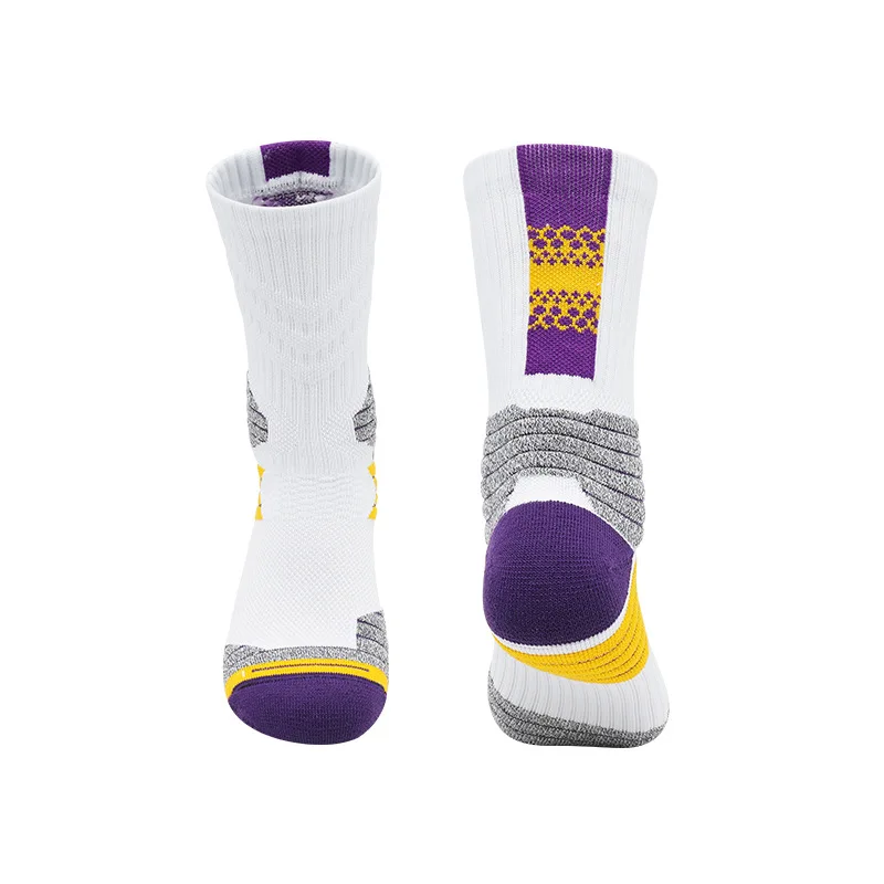 Adult professional basketball socks, athletic socks men's and women's sweat-absorbing towel bottom socks