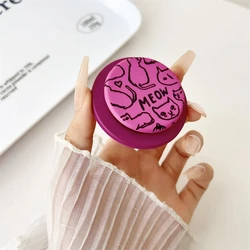 Korean Cute Leopard Print Cartoon Girl Magnetic Phone Stand Holder (I)