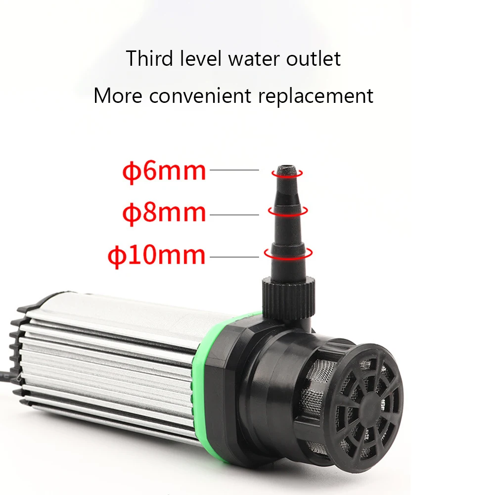 DC 12V Mini Fountain Pump Ultra-quiet Multifunctional Water Flow Speed Adjustable for Slotting/Cutting/Water Drilling Machine