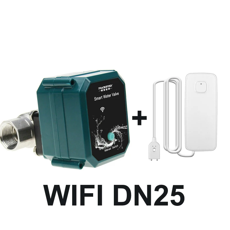 Valvola Intelligente Tuya WiFi Per Acqua Con Contatore E Display In Tempo Reale, Spegnimento Remoto On/Off, Spina UE A Doppia Banda