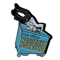 Chic Office TV Show - Inspired Enamel Pin Brooch for Women - Stylish Lapel Pin Badge for Backpacks & Clothing, Perfect Fashion Jewelry Gift for Fans (D - 1117)