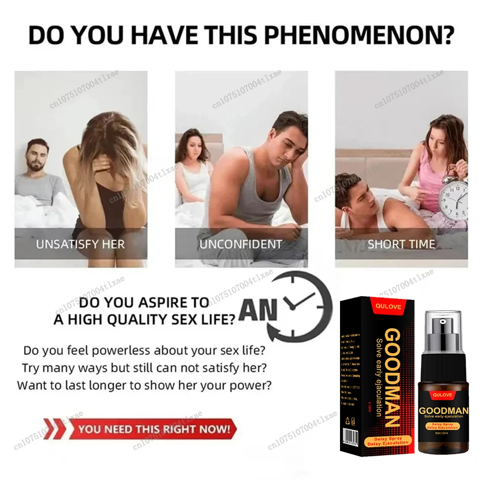Male Sex Delay Spray Long Lasting 60 Minutes Spray Prevents Premature Ejaculation Intense Product delay time spray penile delay spray