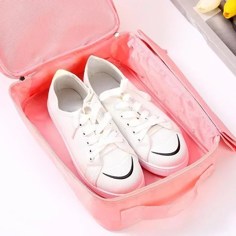 Oxford Portable Folding Shoes Storage Bag Travel Waterproof Organizer Pouch Shoe Organizer Accessories Household Dustproof