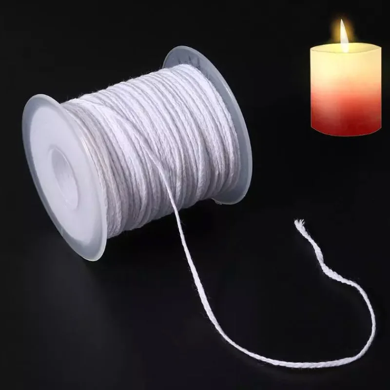 Woven Cotton Wick Material Handmade Candle Making Accessories 61 M Home Smokeless DIY Candle Production Tool,candle wicks,candle wick,candle making tool