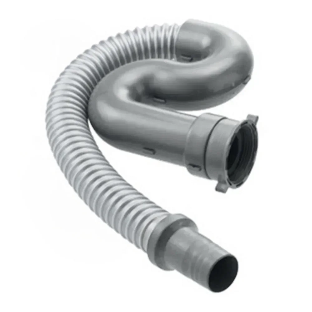 1 Pcs Stainless Steel Sink Drain Assembly S-trap Sink Drainer And Pipe S Bend Hose Wire Drain Kit For Bathroom Kitchen