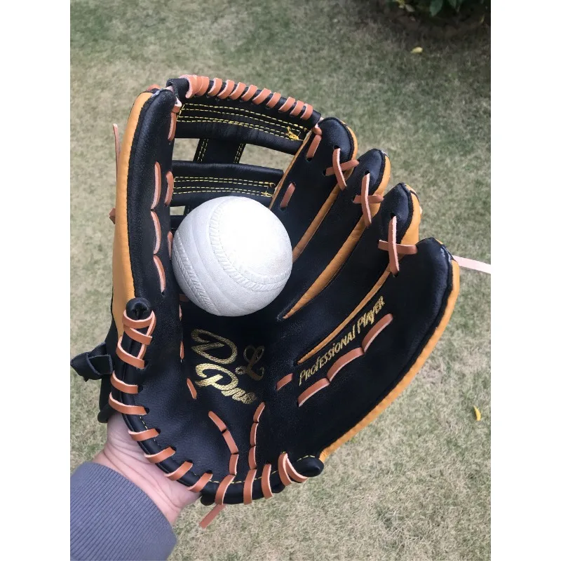 Professional Genuine Leather Baseball Glove – 11.5/12.5 Inch Softball & Baseball Training Mitt for Youths & Adults, Durable Catcher Gear 6