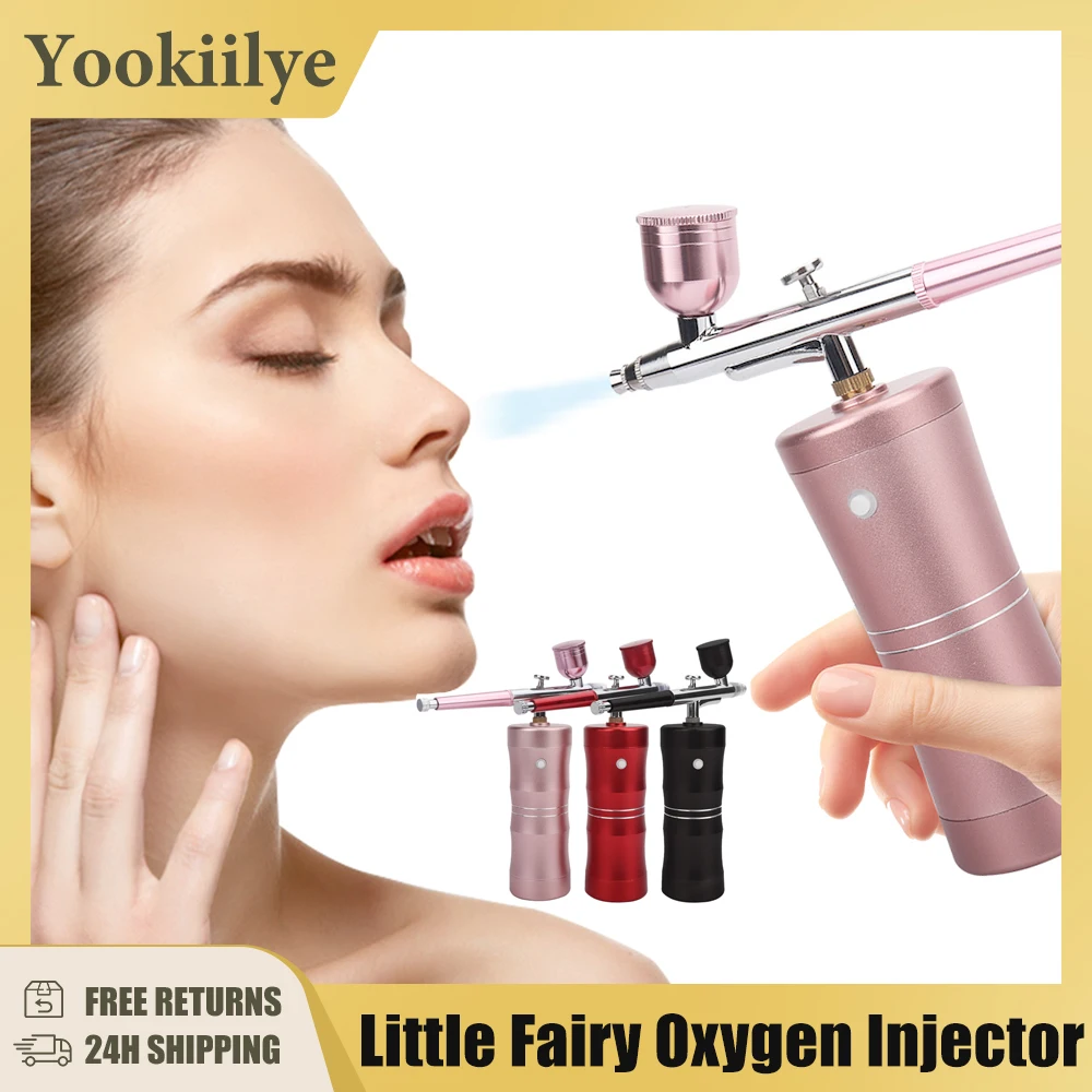 

Portable Airbrush Makeup Cake for Compressor Kit Air-brush Spray Gun for Art Painting Manicure Craft Spray Model Face Steamer