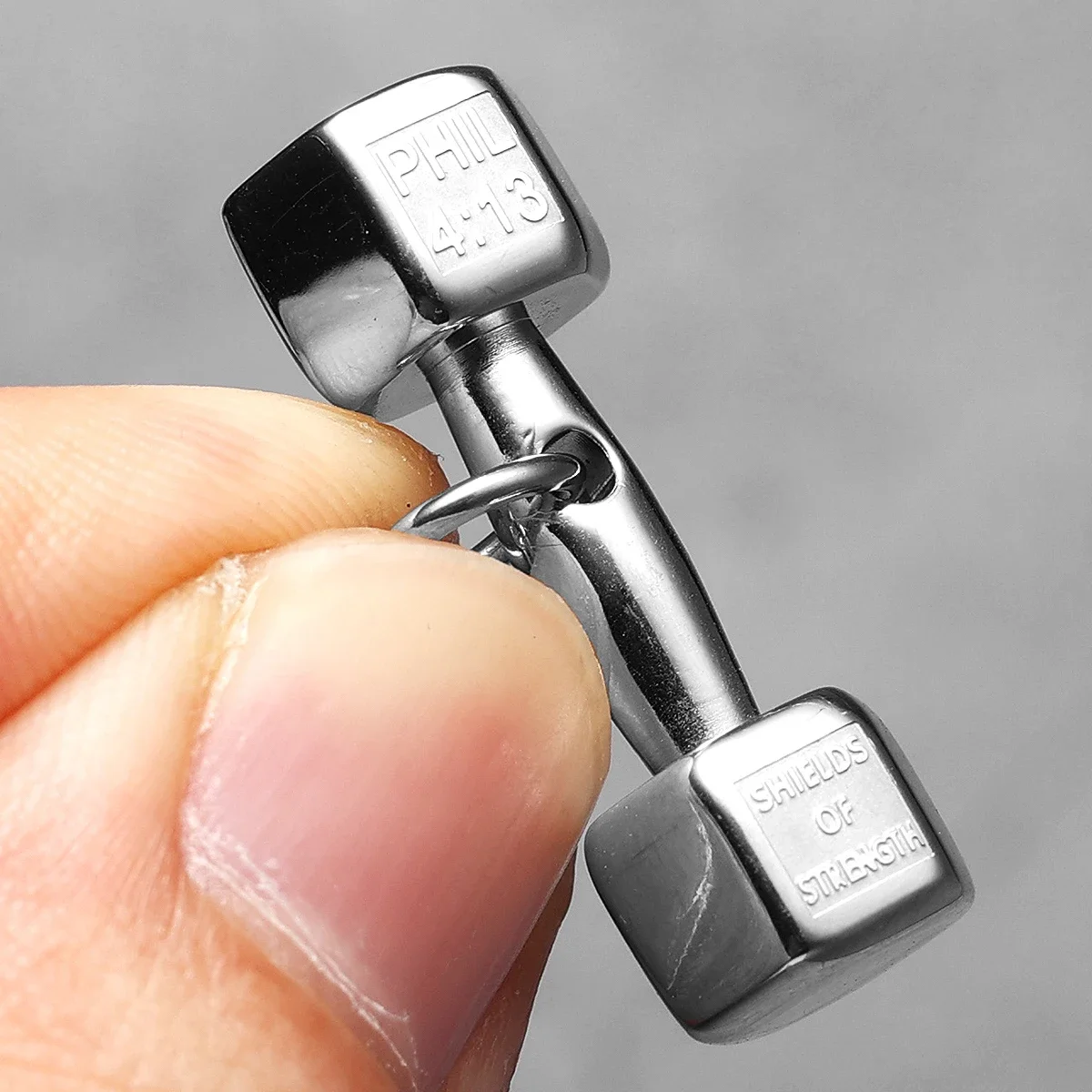 Dumbbell Fitness Gym Men Necklaces Stainless Steel Pendant Chain Women Simple Jewelry Hip Hop Punk Fashion Wholesale Dropshiping 2