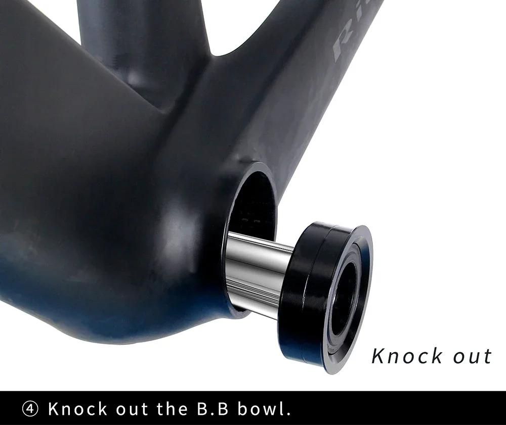 RISK Fahrrad 22-24mm Spindel-Presswerkzeug Passend für BB Tretlagerbecher BB86 BB90 PF30 Fahrradrahmen Tretlager-Achsen-Entfernungswerkzeug – Detail 9
