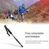 Trekking Pole Adjustable Non-slip Collapsible Hiking Walking Sticks Aluminum Alloy Cane Mountaineering Climbing Crutches 3