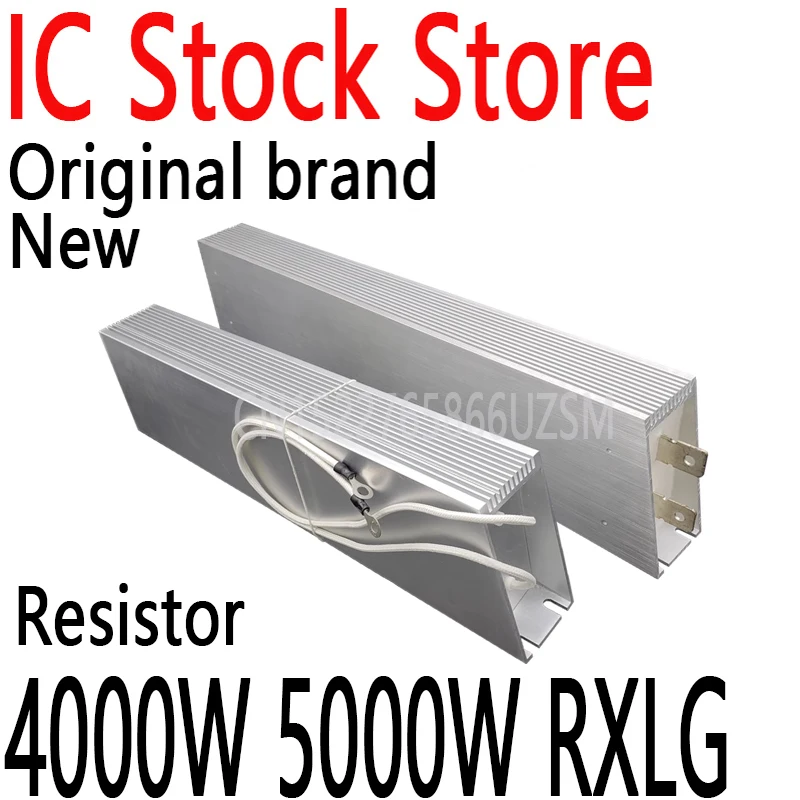 thumbnail image 2 of 10k Ohm Resistor 300W 200 Ohm Terminals Aluminium Housing Braking Resistor Resistance - Silver Tone - Bed Bath 220 Ohm Resistor 2 of 11