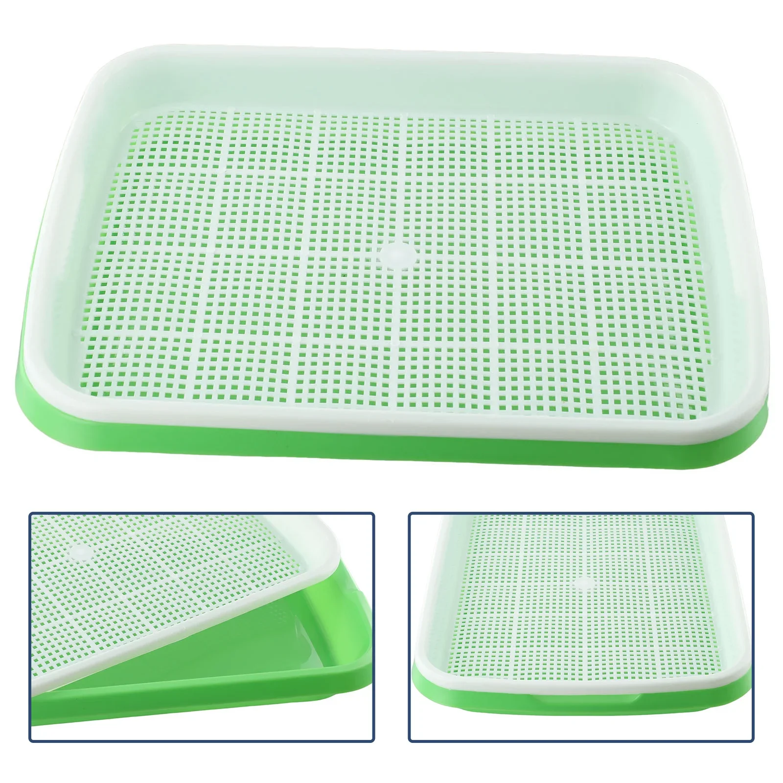 

Germination Tray Plant Pot Garden Double Layer Arc Soilless Growing System Pots Gardening Accessories