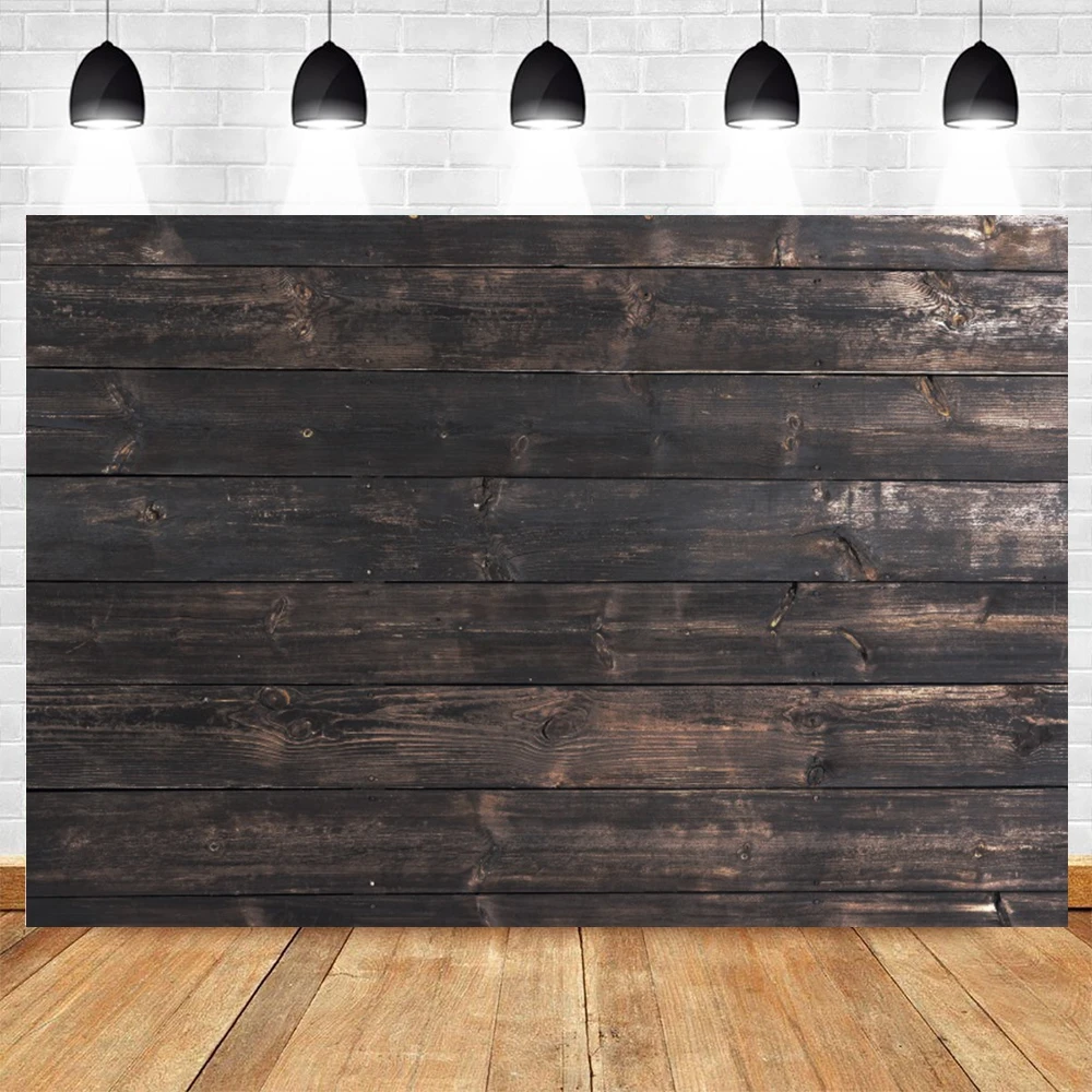 Rustic Wood Backdrop Retro White Brown Wooden Background for Photography Banner Baby Shower Birthday Party Kid Pet Photo Shoot photo backdrop