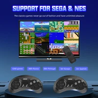 Console de jeu sans fil pour SEGA AnjGenesis, 16 bits, compatible HDMI, jeux TV rétro 4200 + Dendy pour MD David MEGA Drive 2