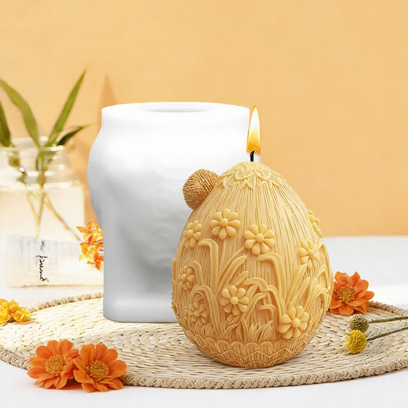 Rabbit Egg Candle Mold 5