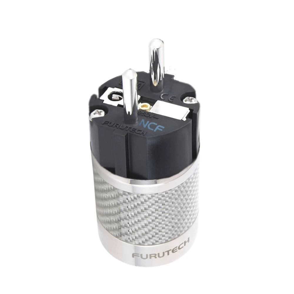 Фото Schuko Furutech FI-E50 FI-50M FI-50 NCF Nano Crystal EU/US адаптер питания с родиевым покрытием 15A/250V Hifi №3