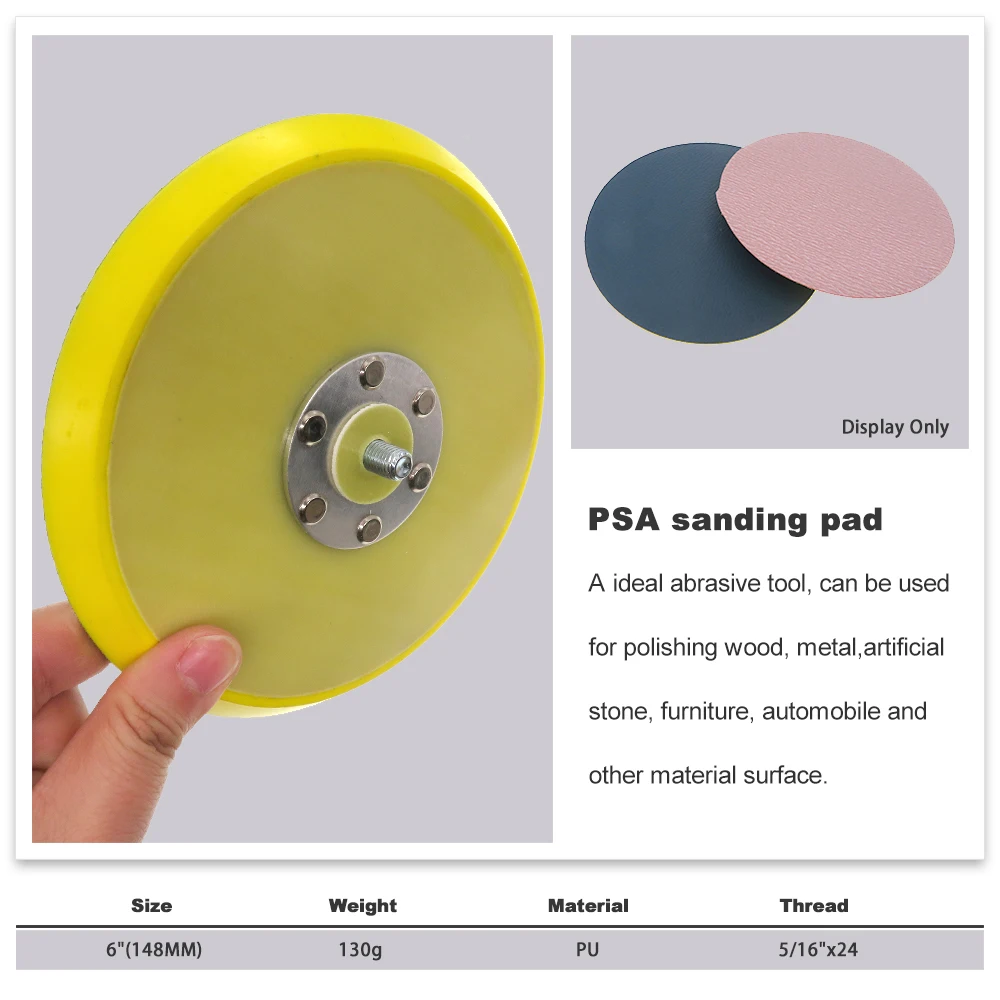 Sanding Pad 6 Vinyl Face