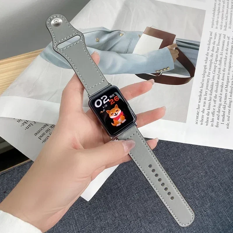 Premium Leather Smartwatch Band - Elegant Replacement Wristband Strap Accessories