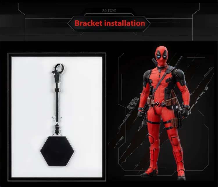 デッドプール スーツ （ウェザリングあり） Amazon.co.jp: HiPlay ZDTOYS デッドプール Deadpool