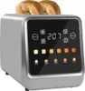 Touch Screen Toaster 2 Slice Bagel Toaster with LCD Display Stainless Steel Smart Digital Toasters with Single Slot Toasting 1