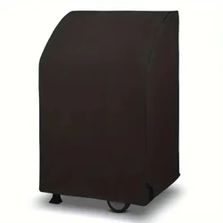 Durable Outdoor BBQ Grill Protective Cover - 68x68x120cm (Black)
