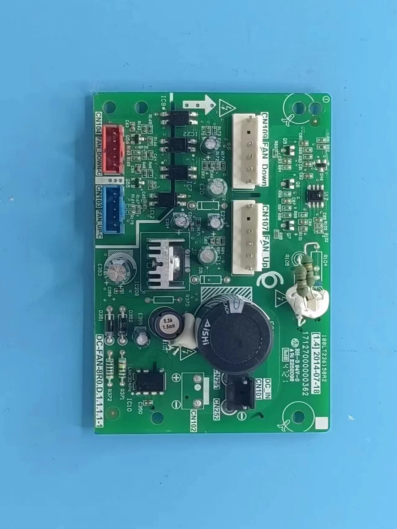 

Central Air Conditioning Fan Board DC-FAN-8R0. D.1.1.1-1 17127000000362 Disassembly Parts