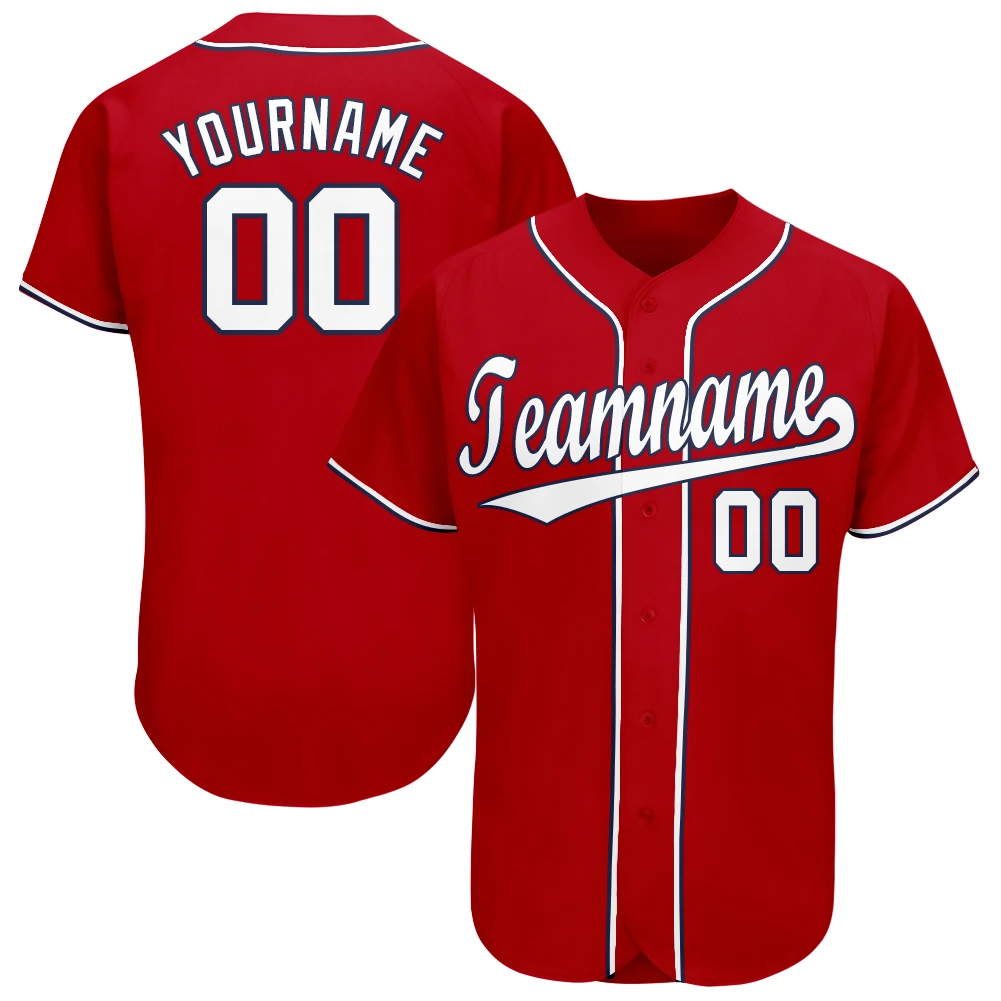 Baseball Jersey Full Sublimated Team Name/Numbers Make Your Own Button-down Tee Shirts Comfortable Sportswear for Men/Kid