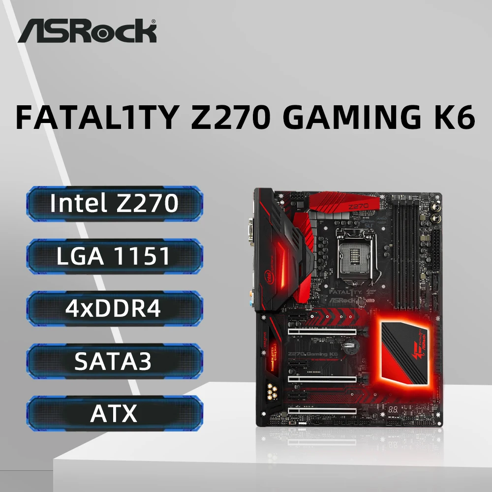 ASRock Fatal1ty Performance i7-7700K CPU ASRock Fatal1ty Z270