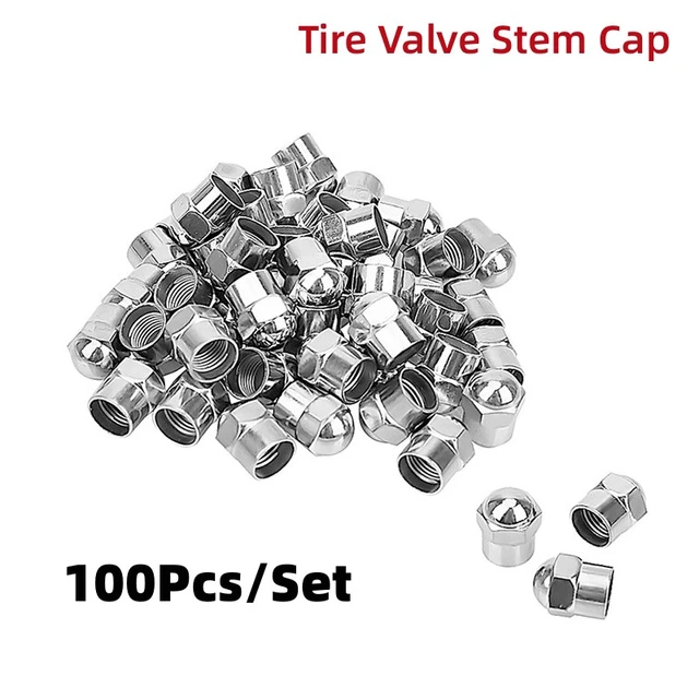 50/100Pcs Tire Valve Stem Cap Plastic Dust Proof Covers Universal fit for Cars  SUVs Bicycle Trucks Motorcycles Bike Accessories - AliExpress