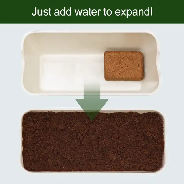 Kókuszdió Kókuszreszér Növényekhez Organic Coconut Rost Coir Pellet Tápanyag Talaj Könnyű Zöldségekhez Virág Gyógynövények Ültetése - Image 3