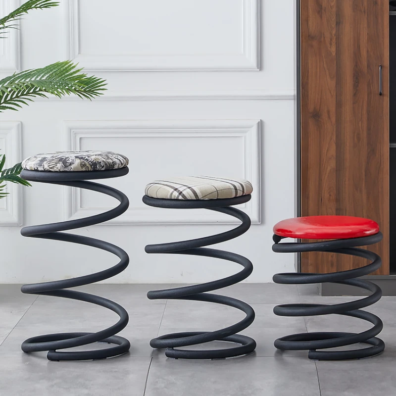 Industrial Single Bar Stools Designer Creative Waiting Outdoor American Bar Stool Reception Metal Unique Sillas De Furniture