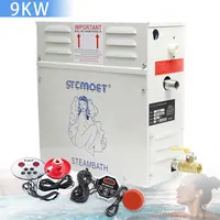 9KW Steam Generator for Shower 220V/380V Home Steam Machine Sauna Equipment Sauna Bath SPA Steam Shower with Digital Controller 1