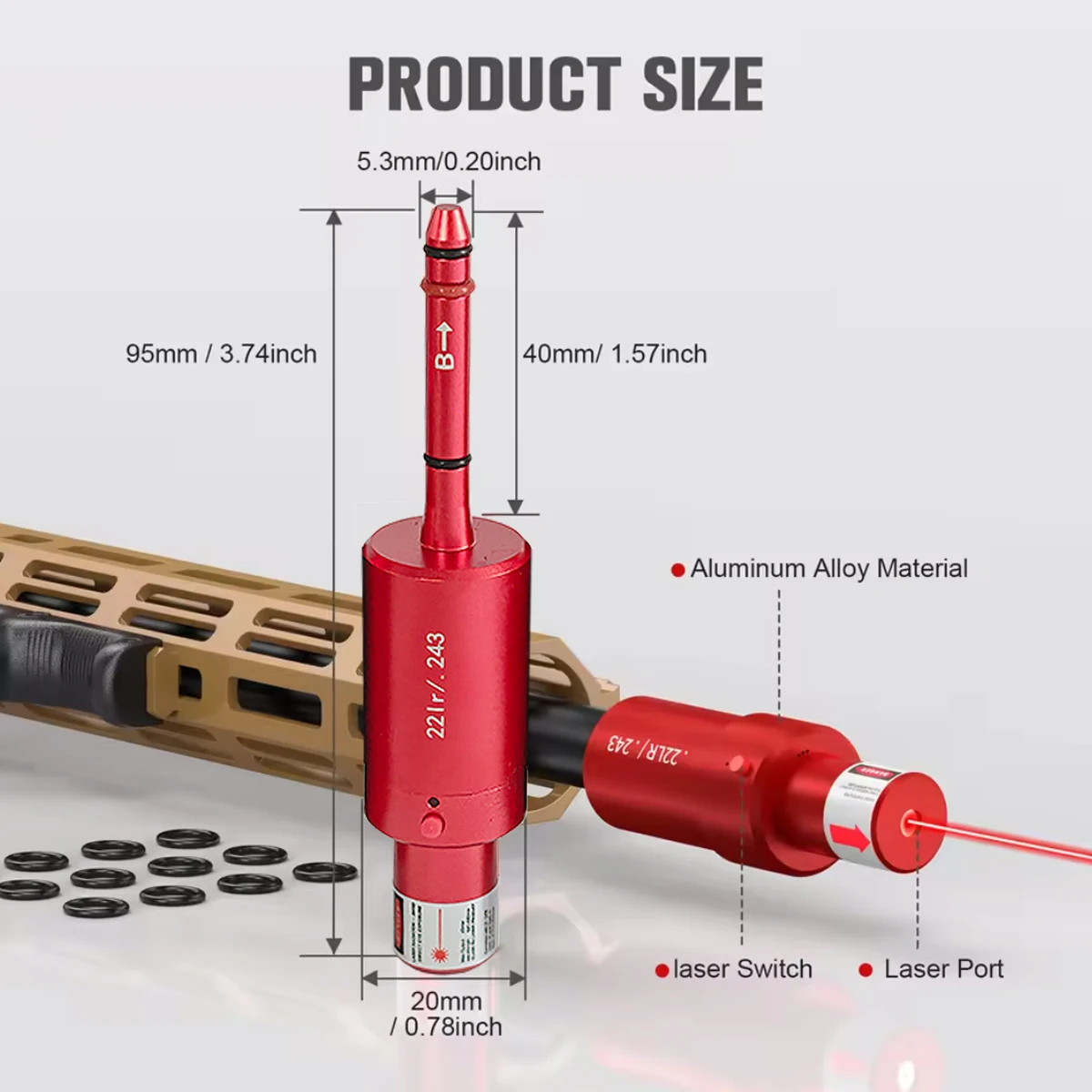  slider image of 22LR..243 Voice Controlled Red