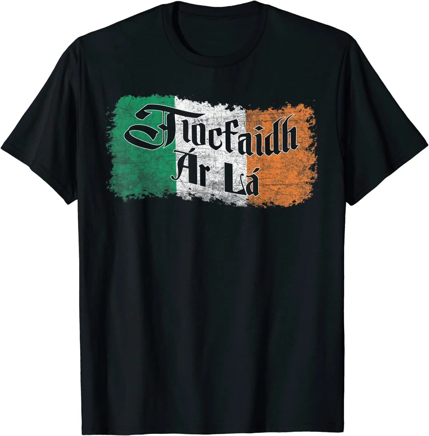 Tiocfaidh Ar La Vintage Ireland Irish Flag Roots Gift T-Shirt Unisex