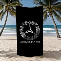 Serviette de plage de luxe avec logo M-MercedesS B-BenzS, surdimensionnée, douce, ultra absorbante, séchage rapide, grande taille, pour la piscine, les voyages, le camping, la salle de bain 5