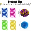 14 Pack Spring Paper Hair Ball Cat Toy Set Cat Toy Interactive  Pet Products for Cat Toys Pet Accessories 3